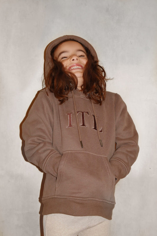 Essential Hoodie Children|Mocha