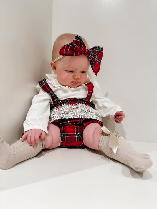 Tartan braced bloomers