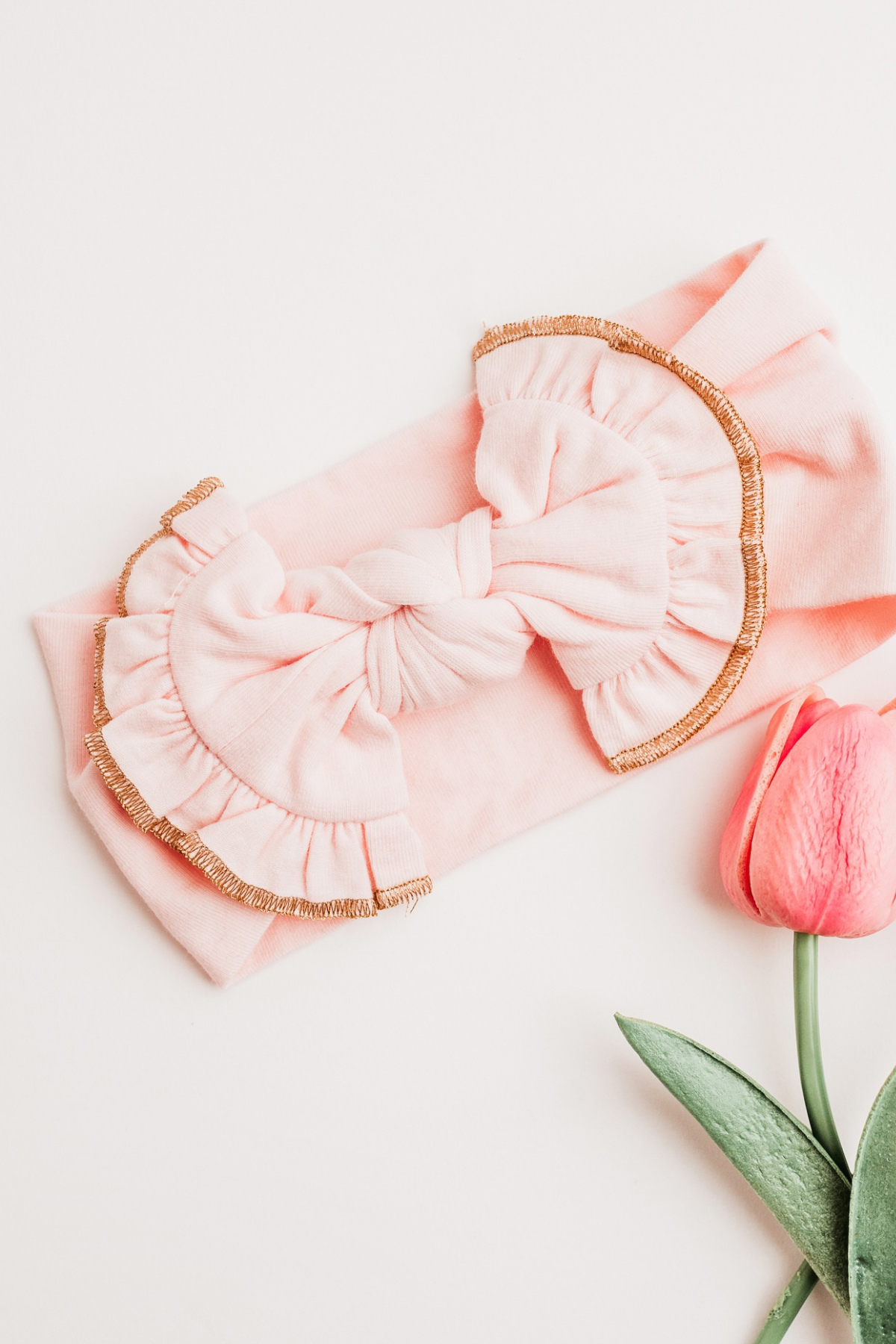 Ruffle Bow Headband (2 colours)