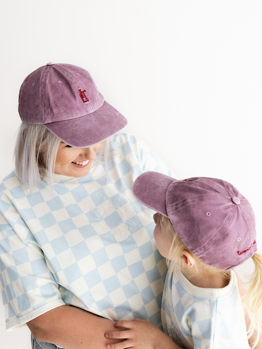 Mauve baseball cap