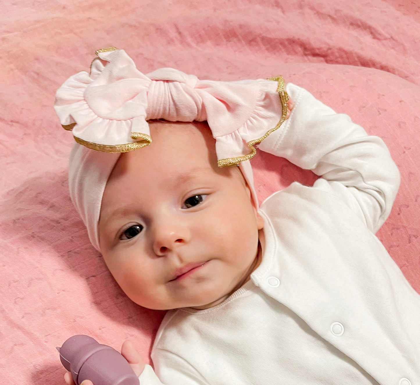 Ruffle Bow Headband (2 colours)